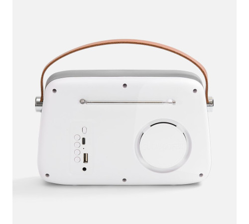 Bluetooth-колонка с радио Retronica, белая