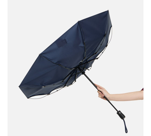 Зонт складной Brellix, темно-синий