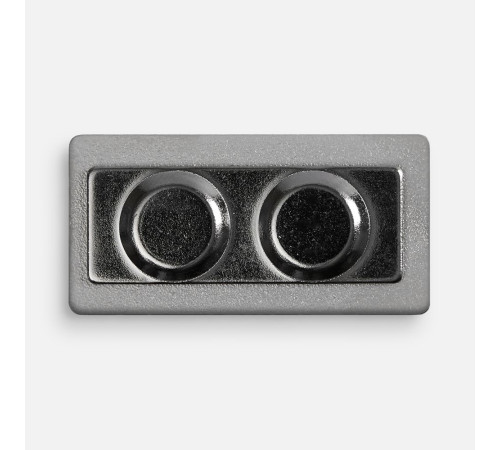 Значок Magnet Matto, серебристый