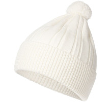 Шапка Knit Beat, белая (молочная)