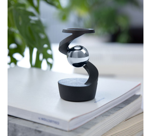 Настольный антистресс Mindflow, черный с серебристым