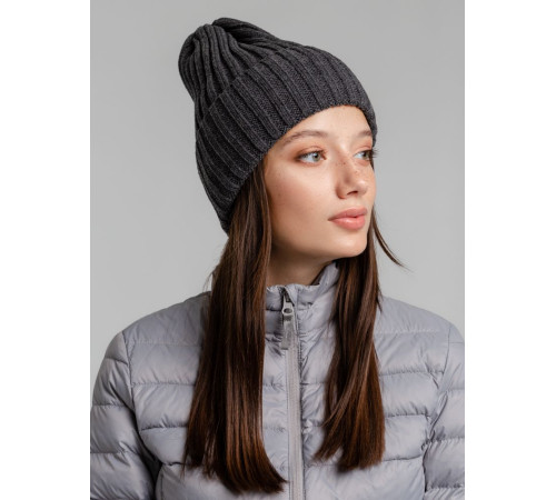 Шапка Norfold, черный меланж