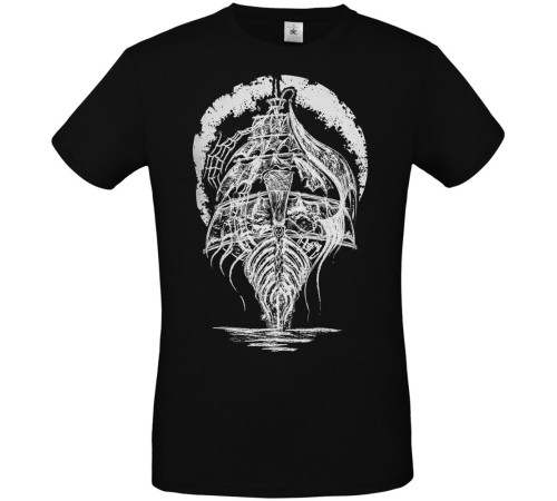 Футболка «Летучий Голландец», черная