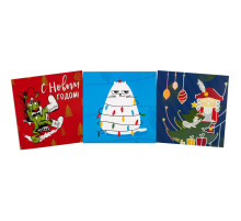 Набор Warmest Wishes: 3 открытки с конвертами