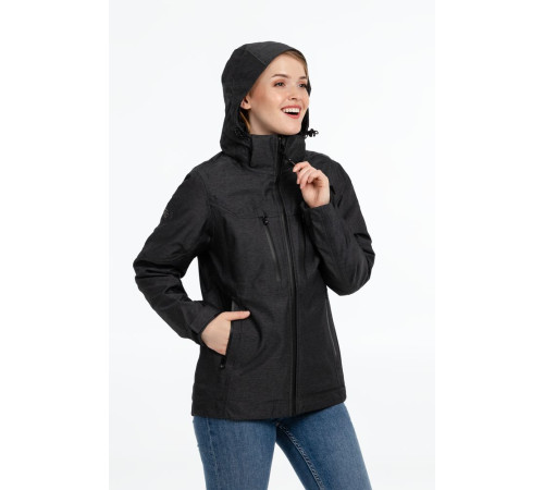 Куртка-трансформер женская Matrix, серая с черным