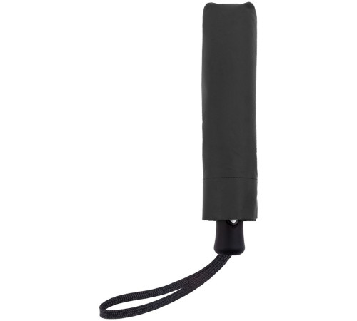 Зонт складной Manifest Color со светоотражающим куполом, черный