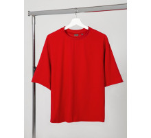 Футболка оверсайз Vozduh 2.0, красная