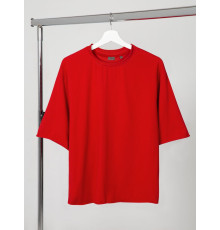 Футболка оверсайз Vozduh 2.0, красная