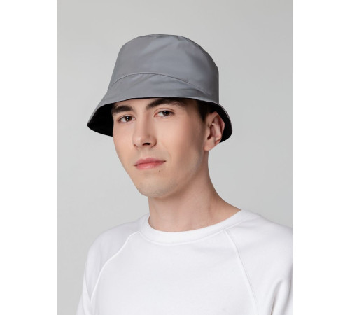 Панама Manifest из светоотражающей ткани, серая