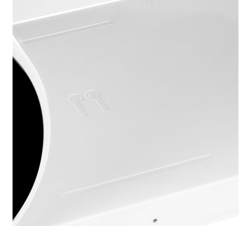 Станция беспроводной зарядки с часами fullStack, белая