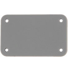 Лейбл из ПВХ Kreta, S, серый