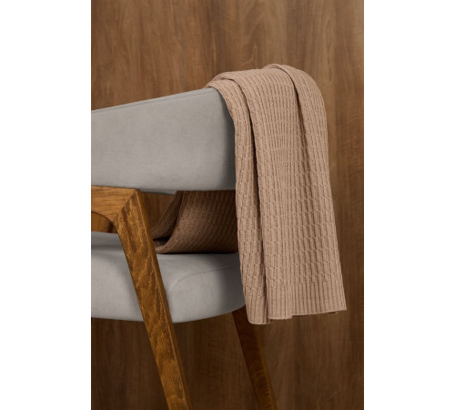 Плед Slumberland, бежевый меланж