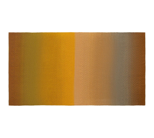 Плед Dreamshades, желтый с коричневым