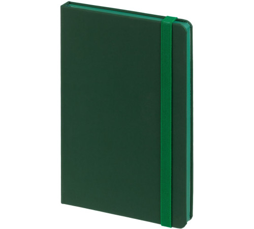 Блокнот Shall, в линейку, зеленый