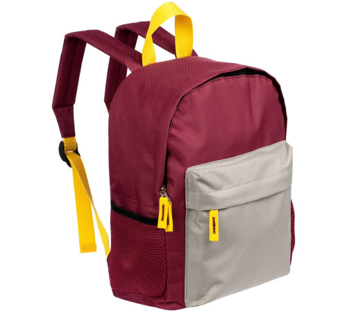 Рюкзак детский Kiddo, бордовый с серым