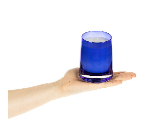 Ароматическая свеча Fragnola, пряная древесина и кардамон, темно-синяя