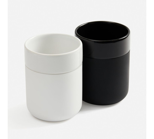 Кружка Nabo с силиконовым держателем, черная