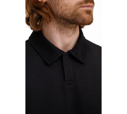 Рубашка поло унисекс Tiimi, черная