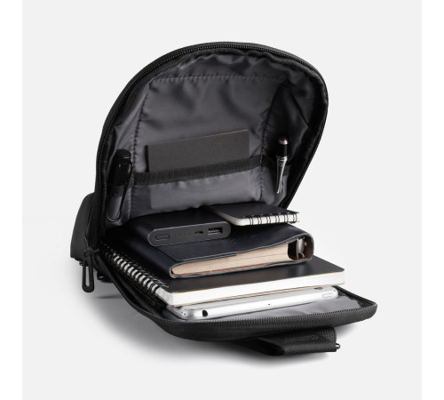 Рюкзак на одно плечо Solnex, черный