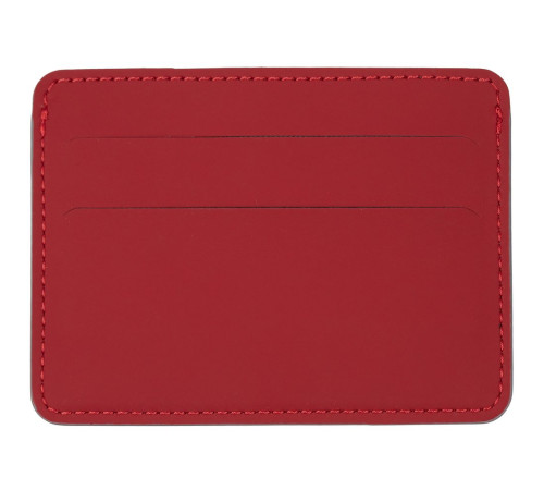 Чехол для карточек Shall Simple, красный