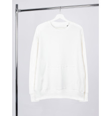 Свитшот оверсайз унисекс Vozduh, молочно-белый