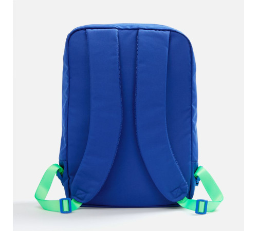 Рюкзак B2, синий с зелеными стропами