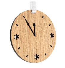 Деревянная подвеска Christmate, часы