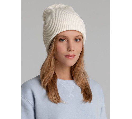 Шапка Franky, молочно-белая