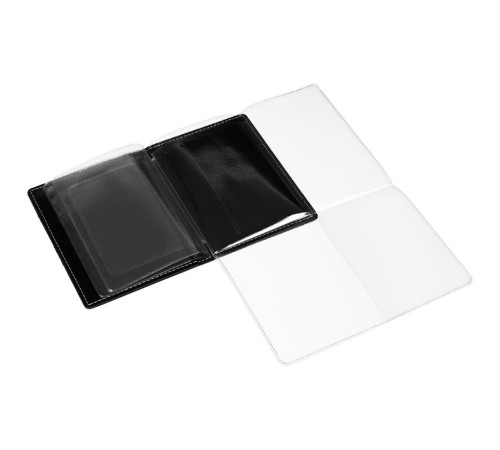 Обложка для автодокументов «Комфорт», черная