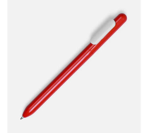 Ручка шариковая Swiper, красная с белым