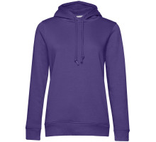 Толстовка с капюшоном женская BNC Inspire (Organic), фиолетовая