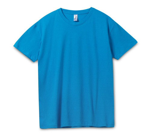 Футболка унисекс Regent 150, ярко-бирюзовая