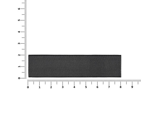 Лейбл тканевый Epsilon, S, темно-серый