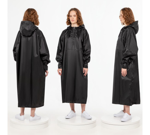 Дождевик-анорак R1, черный
