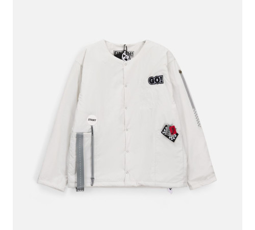 Лейбл из ПВХ Dzeta Round, L, белый