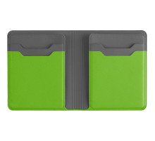 Картхолдер с отделением для купюр Dual, зеленый