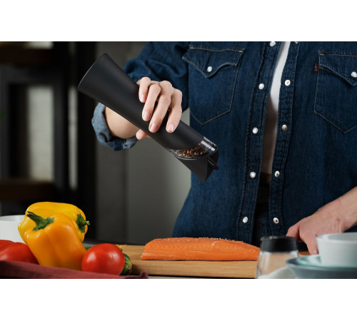 Гравитационная мельница для специй Gravita, черная