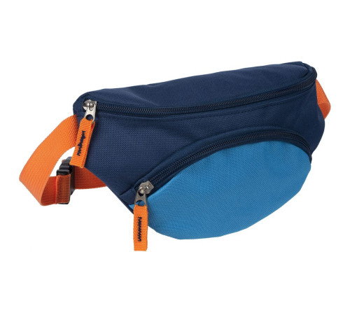 Поясная сумка детская Kiddo, синяя с голубым