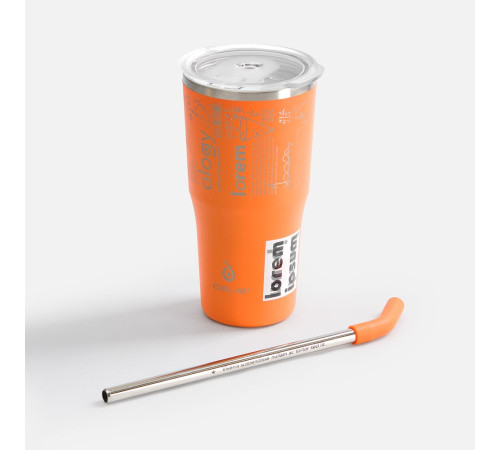 Термостакан Sapporo М, оранжевый