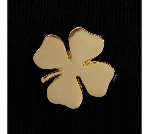 Шильдик «Счастливый клевер», золотистый