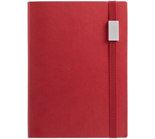 Ежедневник Vivian Metal, недатированный, красный