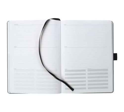 Еженедельник Lucky, недатированный, черный