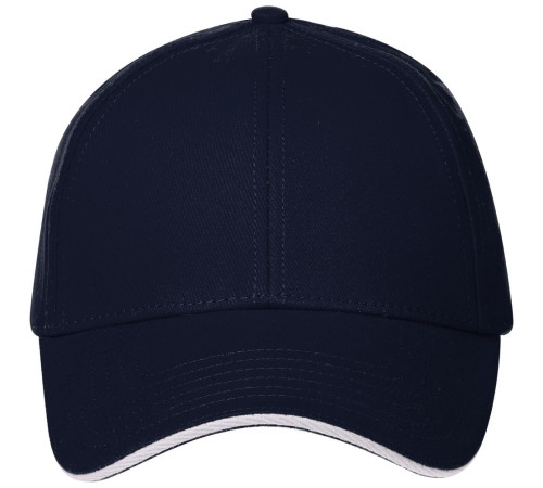 Бейсболка Spiker, темно-синяя с белым