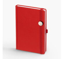 Ежедневник Favor Metal, недатированный, красный