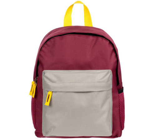 Рюкзак детский Kiddo, бордовый с серым