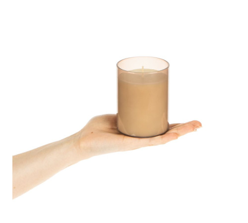 Ароматическая свеча Flikka, сосна и кипарис, бежевая