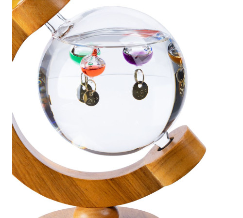 Термометр-шар «Галилео» в деревянном корпусе