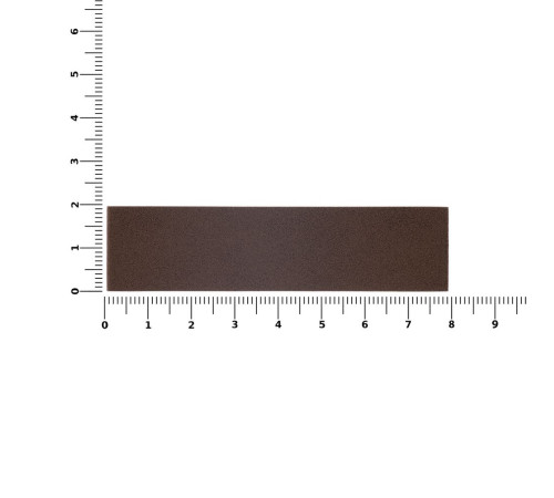 Лейбл Listra Nubuсk, темно-коричневый