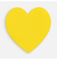 Наклейка тканевая Lunga Сor, M, желтая