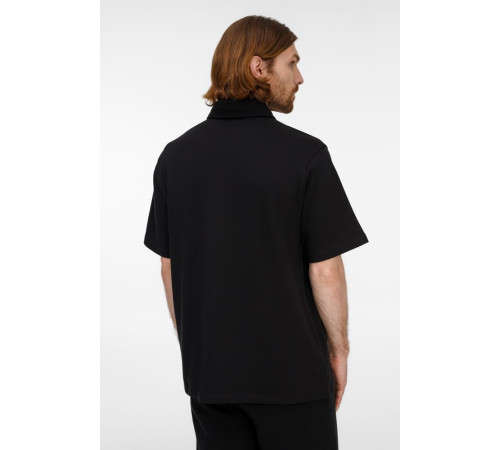 Рубашка поло унисекс Tiimi, черная